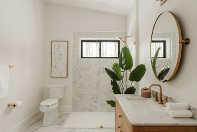 Toilet and sink in a Cherry Hills Village house bathroom