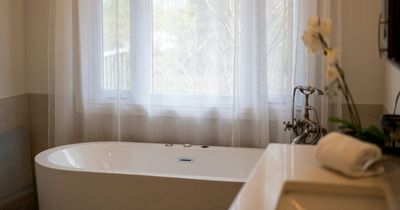 Bathtub serviced by Mr. Perfect Plumbing in a Greenwood Village home