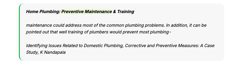 Home plumbing checklist Home plumbing checklist