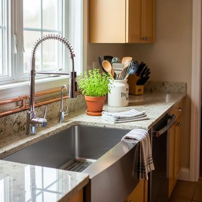 Home owner's kitchen sink